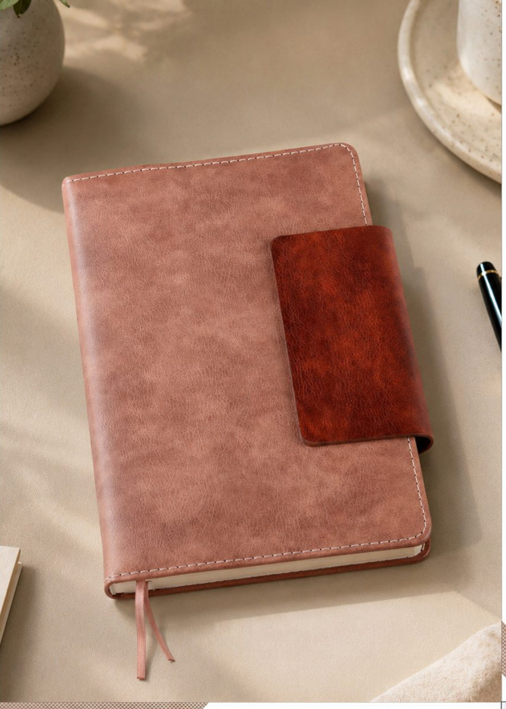 V-722 Dual-Tone Contrast Executive Notebook